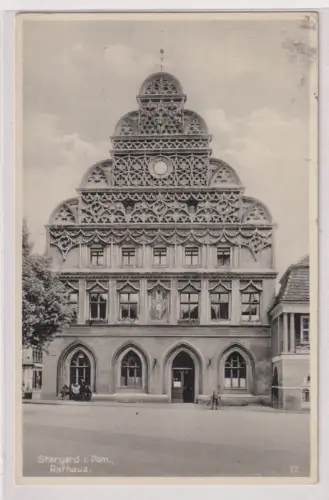 59162 Ak Stargard i. Pom., Rathaus. 1938