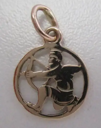 eleganter 333er Gold Kettenanhänger Sternzeichen Schütze (109854)