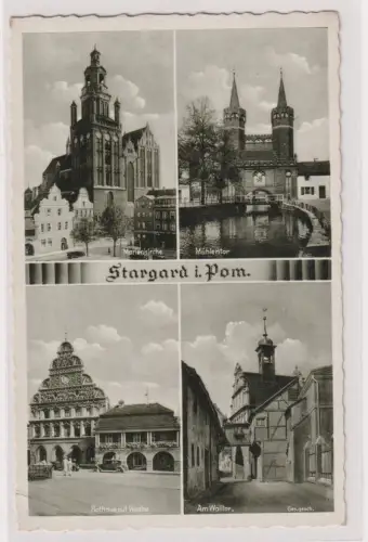 76191 Mehrbild Ak Stargard i. Pom. 1941