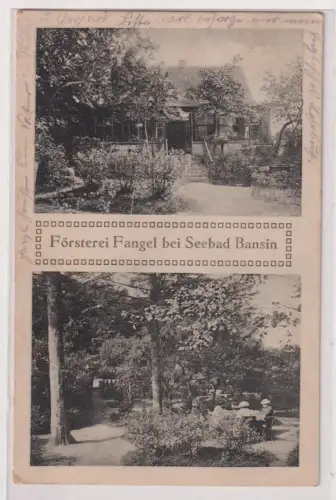 32769 Ak Försterei Fangel bei Seebad Bansin. 1925