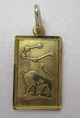eleganter 333er Gold Kettenanhänger Sternzeichen Stier (155968)