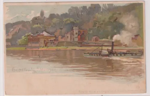 81726 Ak  Geipelburg b/Meissen . 1901