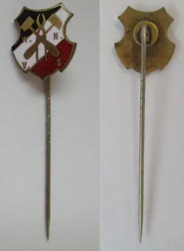 unbekannte emaillierte Anstecknadel W.H.V.S. Handwerksverband? (120128)