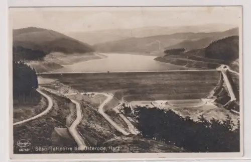 903744 Foto Ak  Söse-Talsperre bei Osterode, Harz. 1932