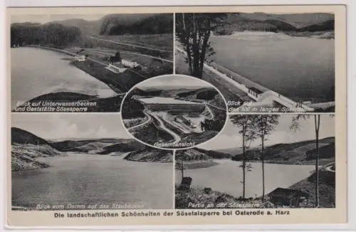 95410MehrbildAk Die landschaftlichen Schönheiten der Sösetalsperre  bei Osterode