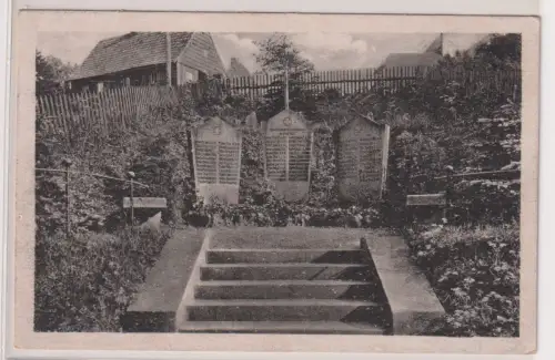 34440 Ak Kriegerehrenmal Seiffen i./Erzgeb. um 1940