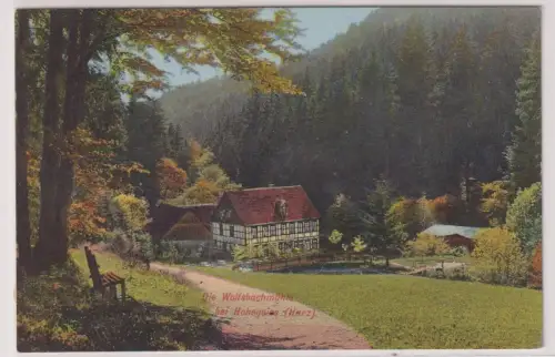 67991 Ak Die Wolfsbachmühle bei Hohegeiss (Harz). um 1930