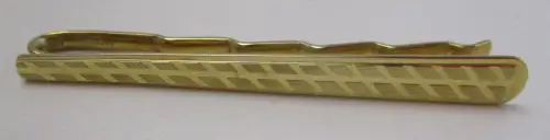 elegante Krawattennadel aus 333er Gold mit Streifenmuster (102559)