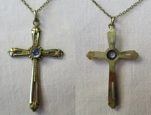 hochwertiger AD K&L Kordes & Lichtenfels Kreuzanhänger + Kette (110089)