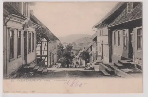 47225 Ak St. Andreasberg i.Harz.  Herrnstrasse.  1905
