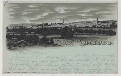 50827 Ak Gruss aus Sangerhausen. 1901