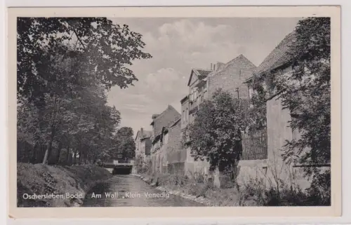 43600 Ak Oschersleben/ Bode.  Am Wall "Klein Venedig". 1904