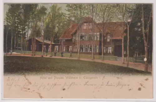 71258 Ak Hôtel und Pension Waldneim b. Elbingerode i. H. 1902