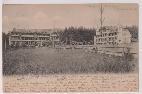 20336 Ak  Schierke.  Brocken - Scheideck. 1904