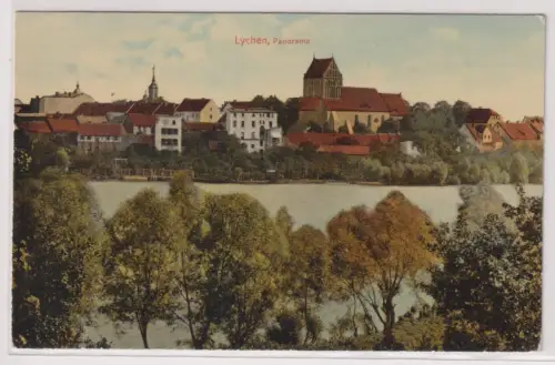 21591 Ak Lychen. Panorama. um 1940