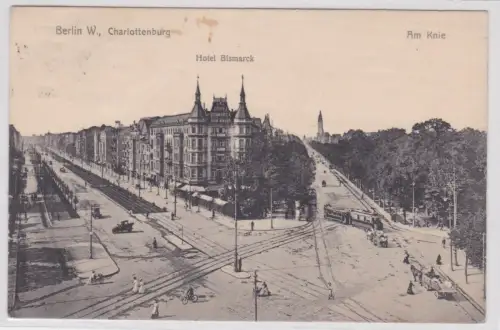78774 Ak Berlin Charlottenburg - Am Knie, Hotel Bismarck 1922