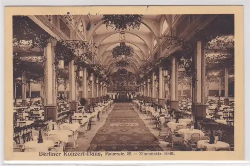 23930 Ak Berliner - Innenansicht Konzert-Haus 1915