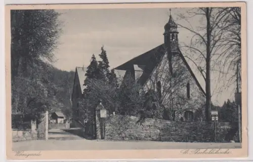 63652 Ak Wernigerode. St. Theobaldikirche. 1932