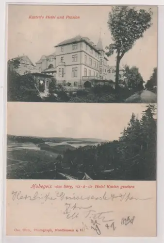 97776  Ak Hohegeis vom Berg, vis-a-vis Hotel Kasten gesehen. um 1908