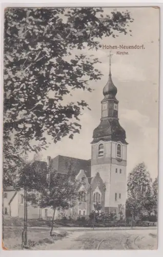 06363  Ak Hohen Neuendorf. Kirche. um 1930
