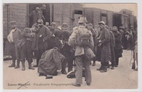 901669 Feldpost Ak Zossen-Wünsdorf - franz. Kriegsgefangene 1915