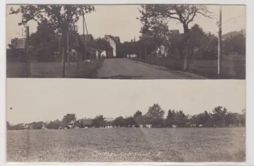 50489 Foto Ak Spitzkunnersdorf in Sachsen - Totalansicht 1910
