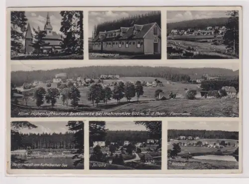 79855 Mehrbild Ak klim. Höhenluftkurort Bockswiese bei Hahnenklee 1934