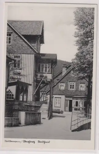53713 Ak Wildemann/Oberharz - Bahnhofstraße um 1920