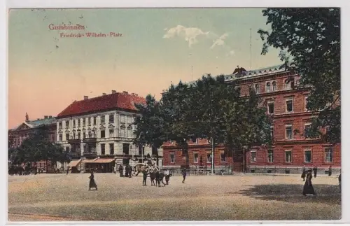 89351 Ak Gumbinnen Gussew Friedrich Wilhelm Platz 1925