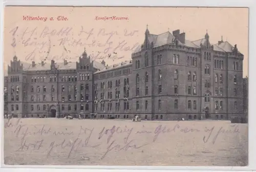 95163 Feldpost Ak Wittenberg a. Elbe Kavalerie Kaserne 1916