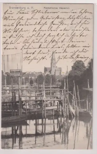 43433 Ak Brandenburg a. H., Altstädtisches Wassertor. 1912