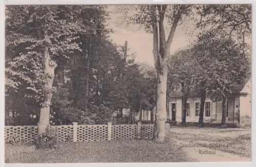 34374  Ak Joachimsthal (Uckermark). Rathaus. um 1930