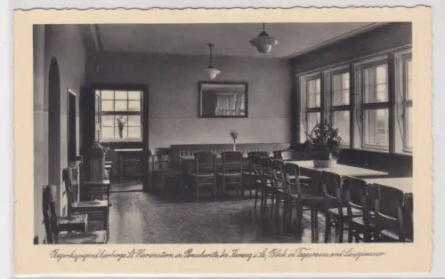 902848 Ak Bezirksjugendherberge St. Marienstern Panschwitz b. Kamenz, Tagesraum