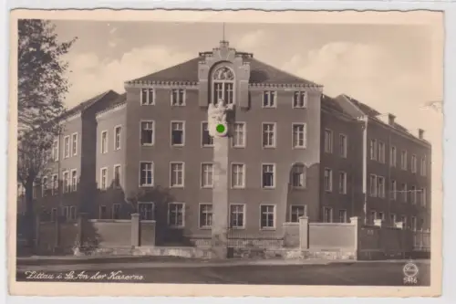 907889 Foto Ak Zittau i. Sa. An der Kaserne. 1940