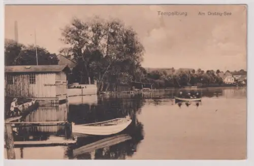 89082 Ak Tempelburg. Am Dratzig-See. um 1930