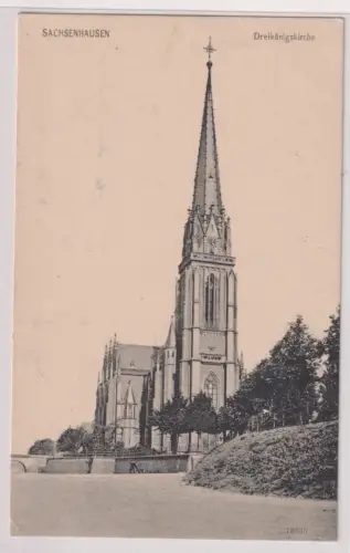 903417 Ak Sachsenhausen. Dreikönigskirche. 1916