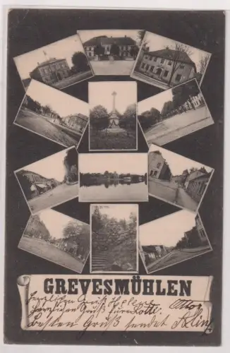 17518 Mehrbild Ak  Grevesmühlen, Kreisstadt in Nordwestmecklenburg. 1908