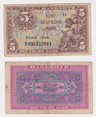 Banknote 5 Mark Bank deutscher Länder 1948 Ros.Nr.236 (143700)
