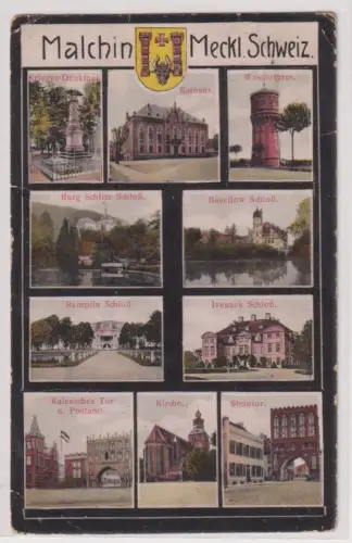 72040 Mehrbild Ak Malchin Meckl. Schweiz. 1921