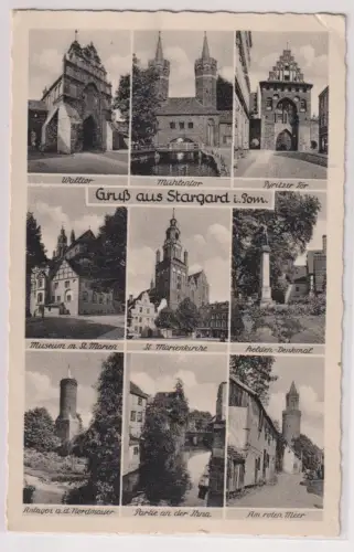 69036 Mehrbild Ak Gruß aus Stargard i. Pom. 1942