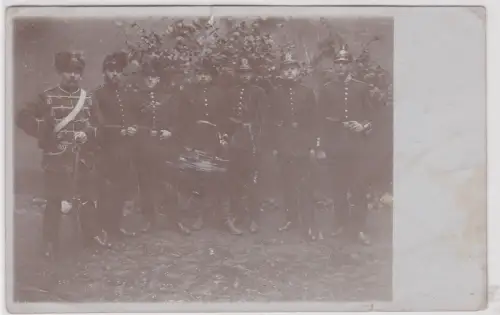 908361 Foto Ak sächsische Jäger und Husaren 1.Weltkrieg
