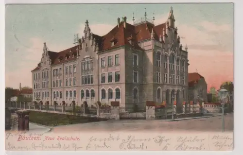 904731 Ak Bautzen. Neue Realschule. 1903