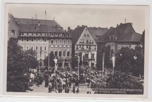 11309 Ak Jena Frühschoppen der Studenten vor Göhres Weinstube 1929