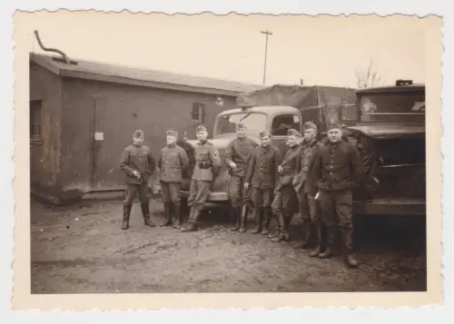 08531 Original Foto Bleialf Gemeinschaftslager im 2.Weltkrieg