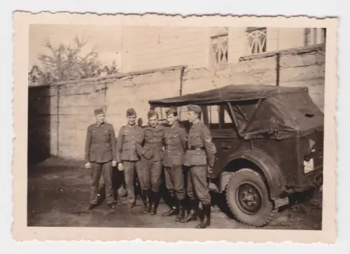 900312 Original Foto Militärfahrzeug wahrscheinlich ein Horch 1A im 2.Weltkrieg