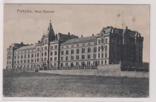 31238 Feldpost Ak Prenzlau. Neue Kaserne. 1916