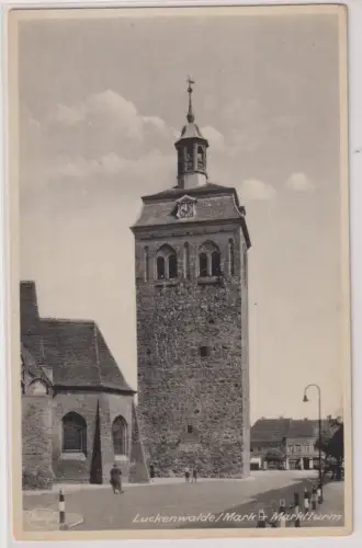 907632 Ak Luckenwalde/Mark Marktturm . um 1930