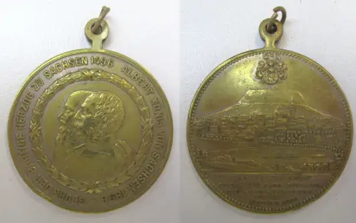 Bronze Medaille 400 Jahrfeier der Stadt Annaberg 21.September 1896 (152454)