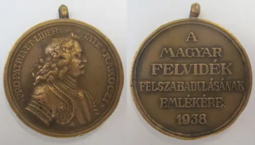 Bronze Medaille Gedenkmedaille zur Befreiung Oberungarns 1938 (156324)
