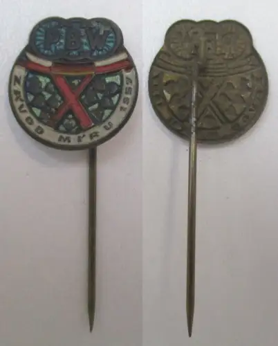 Anstecknadel Abzeichen X. Friedensfahrt 1957 Prag Berlin Warschau (150131)